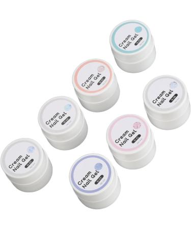 Cream Nail UV Gel Polish Long Lasting Bright Color Cream Nail UV Gel for Salon - Buy Online on GoSupps.com