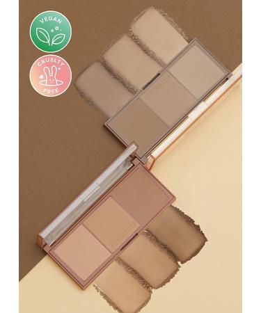 I'm Meme Palette - Afternoon Tea Contour | Buildable Coverage | 3 Shades | Light to Medium | Frozen Choco - 0.4 Oz - Buy Online on GoSupps.com