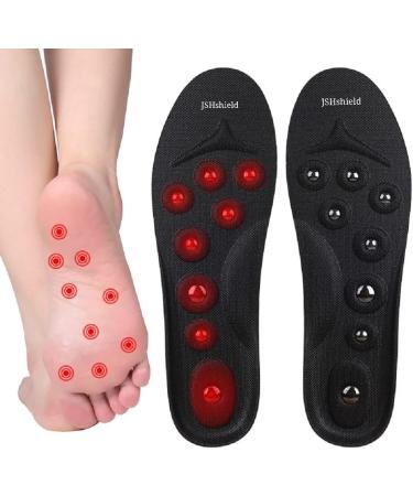 Magnetic Insoles for Plantar Fasciitis Relief | Acupuncture Massage Pads | Breathable Orthotic Shoe Inserts for Men & Women | Foot Care Size S (W5-W9/M3.5-M7.5 - Buy Online on GoSupps.com
