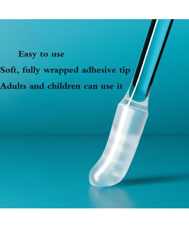Reusable Earwax Removal Adhesive Swabs Silicone Sticky Ear Swabs Ear Pick Adhesive Wax Sticks Earwax Removal Stick With Reusable Cleaners For Kids And Adults (Small 1pc) Small 1pc - Buy Online on GoSupps.com