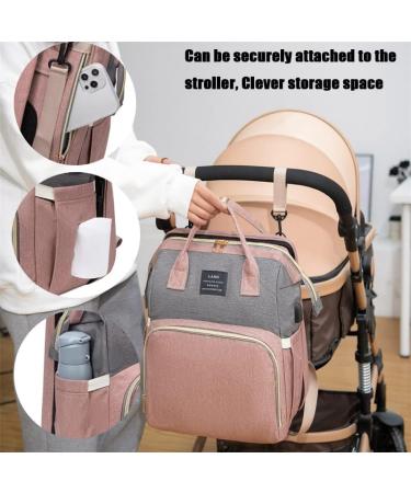 Yudoxn Wrap Bag Backpack | Multifunctional Waterproof Travel Diaper Bag | Perfect Mother's Day Gift for Baby Boys & Girls | Portable Diaper Pad Included - Buy Online on GoSupps.com