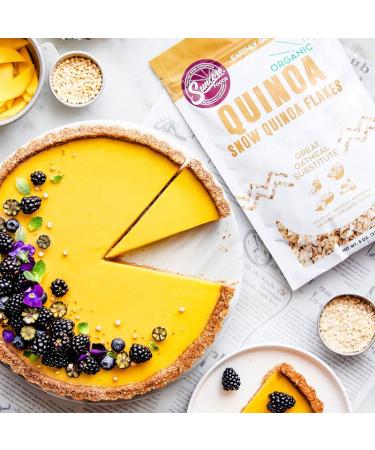 Suncore Foods Organic Quinoa Flakes 8oz - Gluten-Free, Non-GMO, Kosher - Buy Online on GoSupps.com