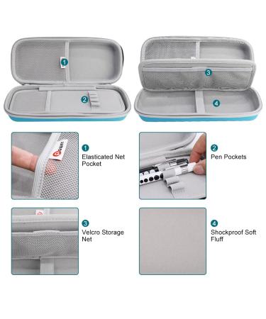 Stethoscope Carrying Case for Littmann & MDF Stethoscopes - Turquoise Travel Case with Extra Room for Nurse Accessories - Buy Online on GoSupps.com