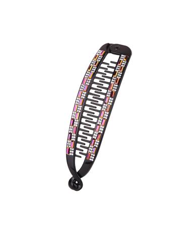 TEONEI Rhinestone Horsetail Hair Clips - 3PCS Set for Women, Decorative Banana Hair Combs and Pins - Buy Online on GoSupps.com