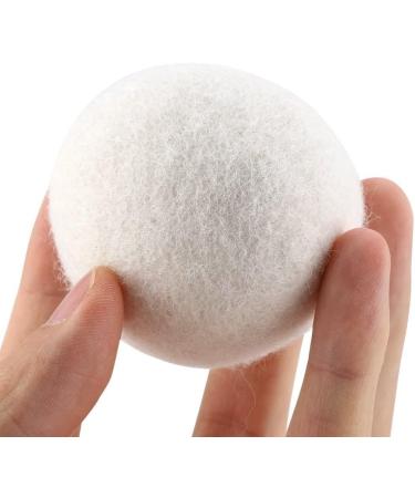 Wool Dryer Balls 6Pcs Natural Wool Dryer Balls Water Absorption Eliminates Static Laundry Drying Replacement to Shorten Drying Time Reduce Wrinkles and Static Cling - Buy Online on GoSupps.com