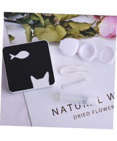 Shop HOMSFOU Eye Lens Storage Box | Organizer for 2 Contact Lens Cases - Durable & Convenient Lens Tanks - Buy Online on GoSupps.com