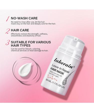 Leave-In Repair Hair Mask | Vegan Collagen for Softening & Restoring Shine | Hydrating Treatment for Dry & Damaged Hair | Split Ends Solution - Buy Online on GoSupps.com