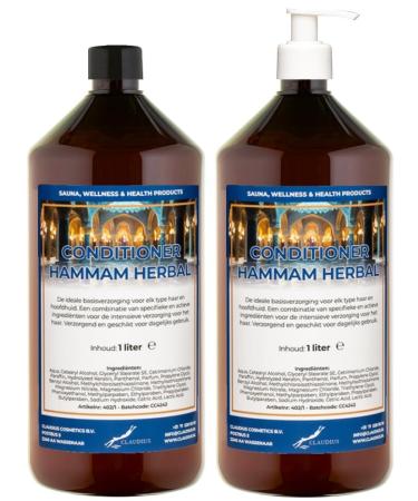 Claudius Herbal 1-liter steam air conditioner with 1 white pump - Pack of 2