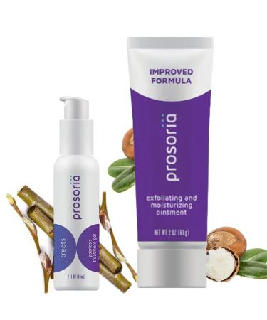 Prosoria Psoriasis Treatment System with Clinical Strength and Natural Botanical Ingredients - Treating Softening and Restoring The Appearance of Skin 2 Fl Oz (Pack of 2)