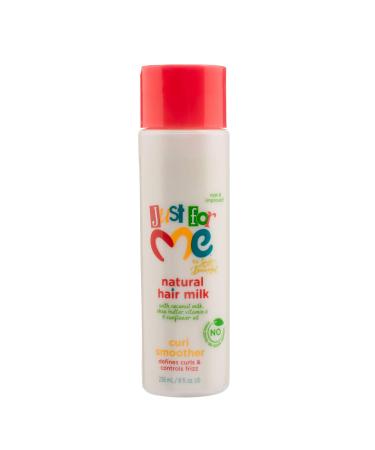 Just For Me Natural Hair Milk Curl Smoother - Defines Curls & Controls Frizz  Contains Coconut Milk  Shea Butter  Vitamin E  Sunflower Oil  Lightweight Moisture  8 oz 8 Fl Oz (Pack of 1)