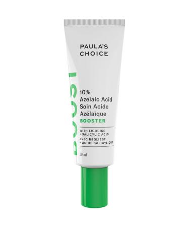 Paula's Choice BOOST 10% Azelaic Acid Booster Cream Gel Licorice Extract & Salicylic Acid Oil-Free Skin Serum Fragrance-Free & Paraben-Free 30 ml