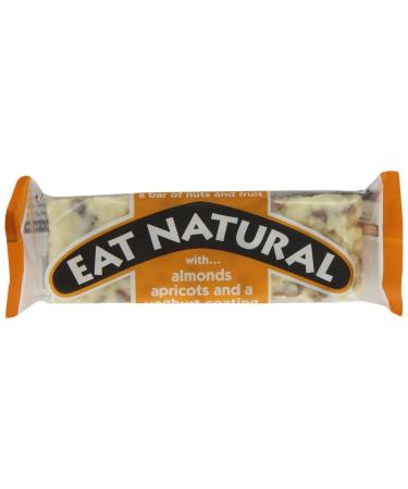 Eat Natural - Almond & Apricot Bar - Yoghurt Coated - 50g x 12