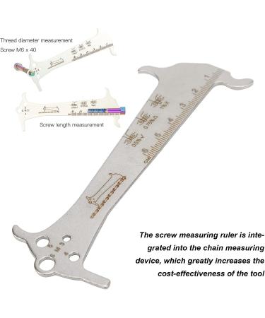 Deryang 3 in 1 Bicycle Chain Wear Indicator Tool & Gauge for Mountain & Road Bike - Cycling Accessory - Buy Online on GoSupps.com
