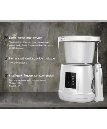 Professional Water Flosser & Oral Irrigator - 1000ML Dental Flosser with 6 Jet Tips for Family Care - Improve Oral Hygiene - Ship Internationally - Buy Online on GoSupps.com