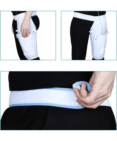 Premium Catheter Leg Bag Holder | Catheter Stabilization Device for Men & Women | Urinary Drainage Bag Cover - Large Size - Buy Online on GoSupps.com