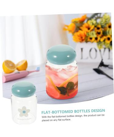 Alipis 5pcs Water Cup Bottles with Caps Cold Drink Bottles Glass Coffee Mugs Clear Milk Bottles Beverage Containers Terrarium Iced Coffee Cup Seal Flower Tea Cup High Borosilicate Student - Buy Online on GoSupps.com