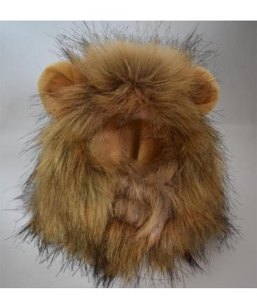 Bello Luna Lion Hair Headgear for Dogs & Cats | Lion Mane Wig Cosplay Costume for Puppies | Halloween Christmas & Festival Party - Buy Online on GoSupps.com