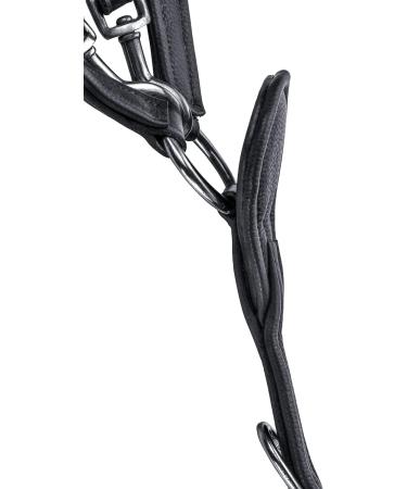 Buy SUNRIDE Windsor Genuine Leather Breastplate with Martingale for Horses - Elastic & Adjustable (Cob Black) - International Shipping Available - Buy Online on GoSupps.com