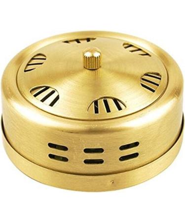 ZHONGJIUYUAN Portable Copper Moxa Box - Acupuncture & Moxibustion Therapy Burner with Holder Bag | International Shipping - Buy Online on GoSupps.com