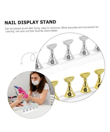 Mobestech Manicure Nail Stand 2 Sets Nail Holder Nail Stand Nail Tip Practice Holder Nail Art Practice Stands s Crystal Display Stand Nail Art Display Rack Acrylic Nail Supplies Manicure 1 - Buy Online on GoSupps.com