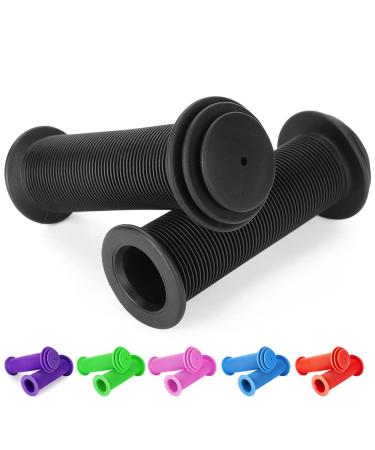 Bicycle handles children - handlebar handles bicycle children 22mm with maximum safety impact protection |Lang 105mm children's bike handles for scooters tricycle children's wheel children's bike a black - Buy Online on GoSupps.com