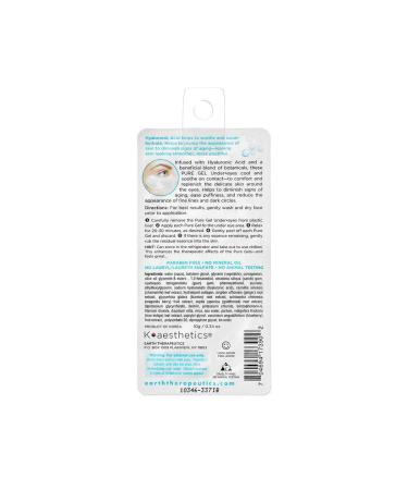 Shop Earth Therapeutics Pure-Gel Under-Eyes with Hyaluronic Acid - 2 Patches for Hydrated Youthful Skin | International Shipping Available - Buy Online on GoSupps.com