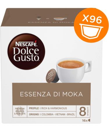  NESCAFE DOLCE GUSTO Nescaf Dolce Gusto Essence of Mocha Coffee Espresso 6 packs of 16 capsules (96 capsules) - Buy Online on GoSupps.com