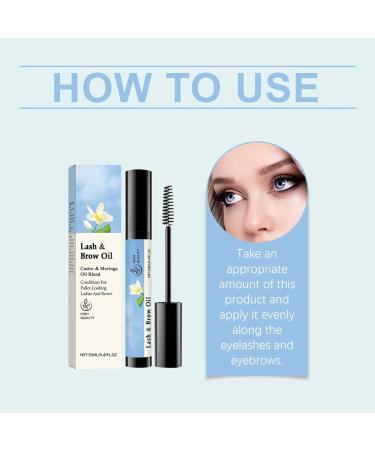 Lash Boost Oil - Brow & Eyelash Enhancing Growth Serum Thickening Nourishing Oil For Eyelashes And Eyebrows With Natural Extracts - Long Lasting Moisturizing Formula Po - Buy Online on GoSupps.com