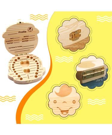 Luckious Baby Teeth Save Box - Wooden Keepsake Organizer for Boys - Buy Online on GoSupps.com