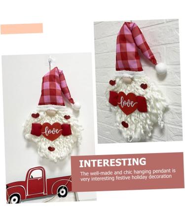 Cabilock 4pcs Faceless Old Man Pendant Ornament Desk Gnome Doll Valentines Day Gnome Household Wreath Elder - Buy Online on GoSupps.com