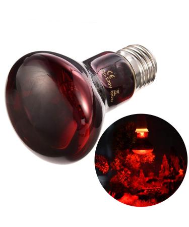 E27 Reptile Light Bulb Amphibians Basking Bulbs Heat Lamps Reptile Heat Light Far-Infrared Basking Spot Lamp UVA Heat Lamp Bulb for Bearded Dragon Turtle Chickens Puppies 100W