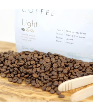 Gab Specialty Coffee | Light Roast Whole Beans | Rich & Fresh Direct Trade Coffee Locally Roasted in Ontario | Smooth and Sweet Specialty Grade Coffee Used for Hot or Cold Brew | 12oz (340g) Bag | - Buy Online on GoSupps.com