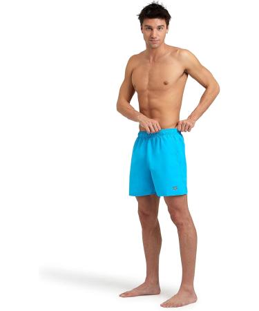 Buy Arena Fundamentals X-Short R Men's Swimming Trunks - Soft Fast-Drying Recycled Fabric for Beach & Pool - Turquoise-Dark Olive - Buy Online on GoSupps.com