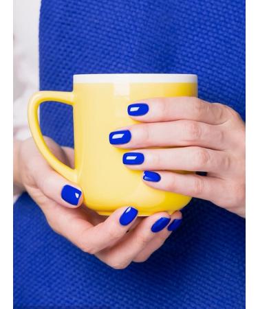 Kalolary 20PCS Nail Adhesive Wrap Nail Gel Polish Strips Full Wraps Nail Polish Stickers Cured Gel Nail Strips Self-Adhesive Gel Nail Wrap Stickers Decals(UV/LED Lamp Required) (Klein Blue) - Buy Online on GoSupps.com
