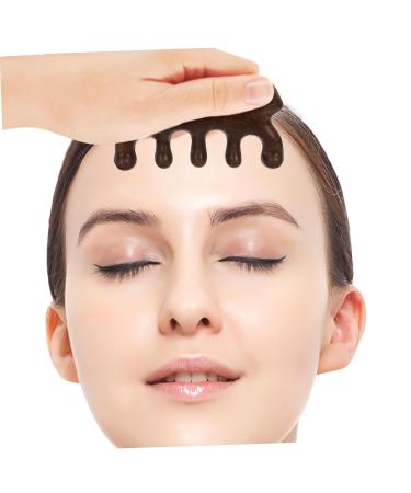 Collbath Green Sandalwood Massage Comb - Antistatic Scalp Gua Sha & Hair Comb for Women - Circulation & Relaxation - Buy Online on GoSupps.com