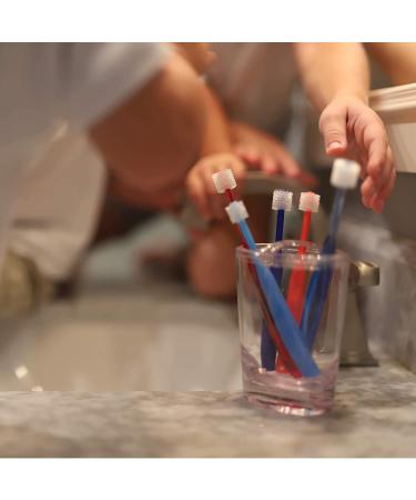 Child Toothbrush Ages 2-5, Soft Bristles, 3 Count Pack - Sky Blue-Lime-Lilac - Buy Online on GoSupps.com