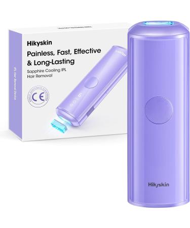 Hikyskin IPL Laser Hair Removal Device - Painless & Smooth Full Body Hair Removal for Women and Men at Home - 9 Levels Sapphire CooIing Technology - Unlimited Flash - Purple - Buy Online on GoSupps.com