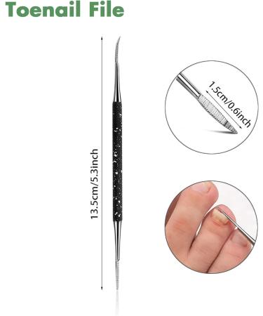 BEZOX Ingrown Toenail File & Lifter Set - Podiatrist Preferred Treatment Tool - Buy Online on GoSupps.com