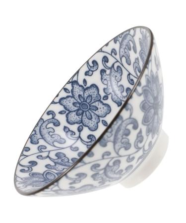 Cabilock Blue and White Porcelain Teacup Hand Painted Tea Cups Ceramic Cups Ceramic Bowl Loose Leaves Vintage Blue 8.5x8.5cm