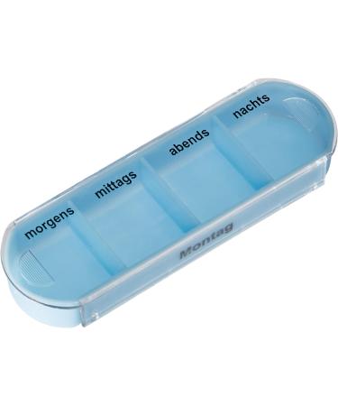Osma Weekly Pill Box 13x11x4cm - 1 Piece Tablet Organizer for Easy Medication Management | International Shipping - Buy Online on GoSupps.com