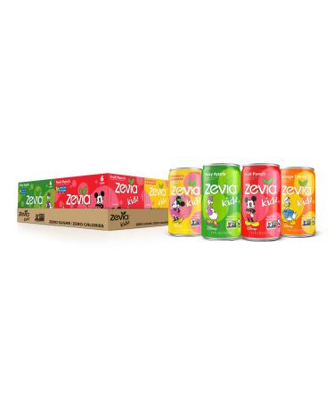 Zevia Kidz Variety Pack 7.5 Oz Cans (Pack Of 24)