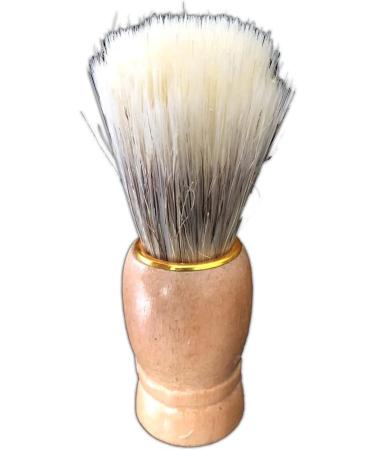 4x Shaving Brush Set - Wooden Handle & Synthetic Bristles for Wet Shave | Premium Foam Brush for Smooth Shaving - Buy Online on GoSupps.com