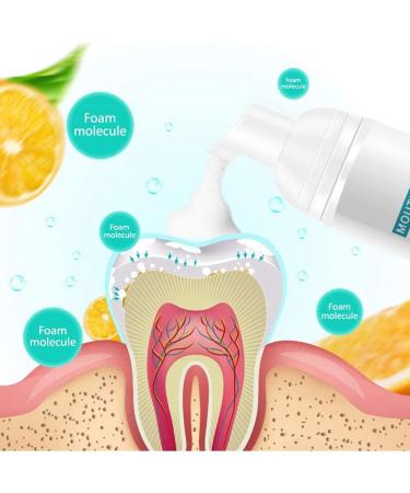 Natural Foam Toothpaste | Baking Powder Tooth Whitening Foam | Oral Care & Mouthwash Replacement - Buy Online on GoSupps.com