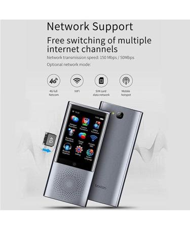 Language Translator Device Translator Device Intelligent Instant Offline Support 45 Languages Real-time Electronic Voice Translator for Learning Shopping Travel Business 140 * 58 * 12mm Tra Good Blue - Buy Online on GoSupps.com