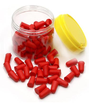 Soft Foam Earplugs 50 Pairs Ear Plugs Noise Reduction Earplugs Protector for Sleeping Snoring Heavy Noise Traveling Concerts Construction Studying(red) - Buy Online on GoSupps.com