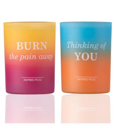 Colortherapy Perfectly Perfumed Candle Yellow-Dark Red Blue-Tangerine