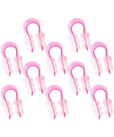Mikinona Lot de 10 Pinces Nasales en Forme de U R glables pour Modelage et Lifting du Nez Correcteur de Nez Doux et S r Outil de Beaut Usage Quotidien Domicile Bureau