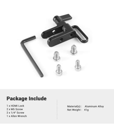 SmallRig HDMI Cable Clamp Lock for Sony A7RIII/A7II/A7RII/A7SII - Compatible with Cage 1660/1673/1675/1982/2087-1679 - Buy Online on GoSupps.com