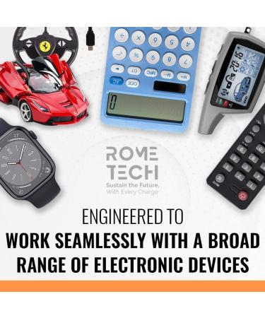 Rome Tech Blood Glucose Monitor CR2032 Batteries - Compatible with KetoTrak NewMed VISIO On Call Advanced - 2-Pack for Accurate Blood Sugar Monitoring - Buy Online on GoSupps.com