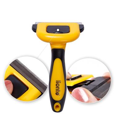 Premium LionTo Undercoat Brush for Dogs | Dog Grooming Comb & Narrow Undercoat Brush - Buy Online on GoSupps.com